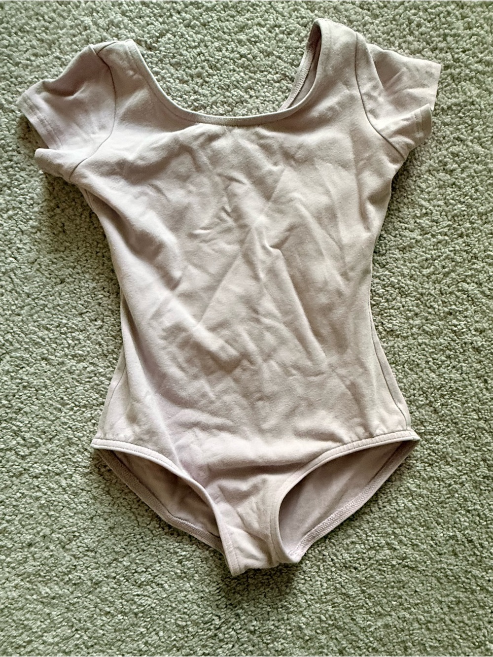 Capezio Girls' Short-Sleeve Ballet Leotard in Violet